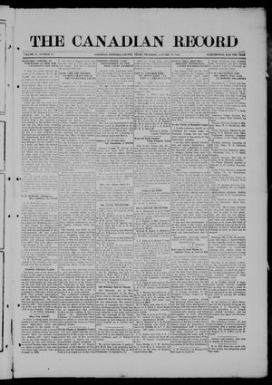 The Canadian Record (Canadian, Tex.), Vol. 27, No. 17, Ed. 1  Thursday, January 29, 1920
