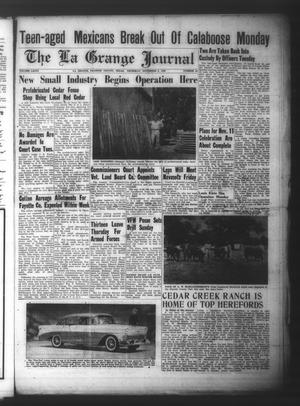 The La Grange Journal (La Grange, Tex.), Vol. 76, No. 44, Ed. 1 Thursday, November 3, 1955