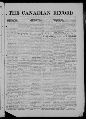 The Canadian Record (Canadian, Tex.), Vol. 27, No. 21, Ed. 1  Thursday, February 26, 1920