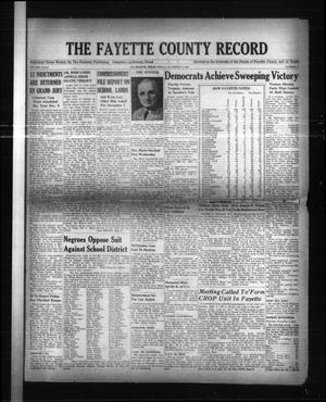 The Fayette County Record (La Grange, Tex.), Vol. 27, No. 2, Ed. 1 Friday, November 5, 1948