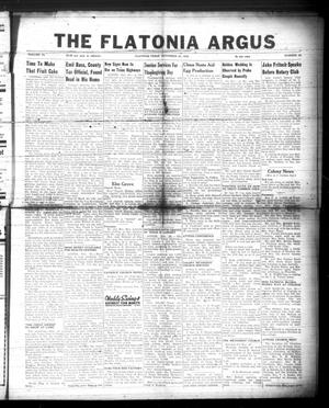 The Flatonia Argus (Flatonia, Tex.), Vol. 74, No. 48, Ed. 1 Thursday, November 24, 1949