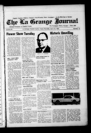 The La Grange Journal (La Grange, Tex.), Vol. 85, No. 16, Ed. 1 Thursday, April 16, 1964
