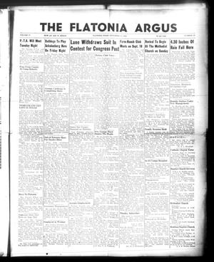 The Flatonia Argus (Flatonia, Tex.), Vol. 77, No. 37, Ed. 1 Thursday, September 11, 1952