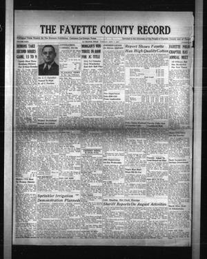 The Fayette County Record (La Grange, Tex.), Vol. 26, No. 89, Ed. 1 Tuesday, September 7, 1948