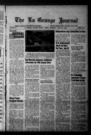 The La Grange Journal (La Grange, Tex.), Vol. 82, No. 26, Ed. 1 Thursday, June 29, 1961