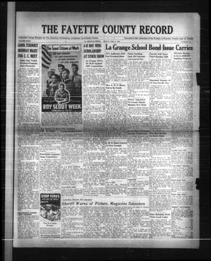 The Fayette County Record (La Grange, Tex.), Vol. 26, No. 28, Ed. 1 Friday, February 6, 1948
