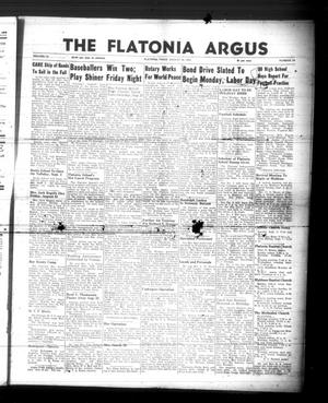 The Flatonia Argus (Flatonia, Tex.), Vol. 76, No. 35, Ed. 1 Thursday, August 30, 1951