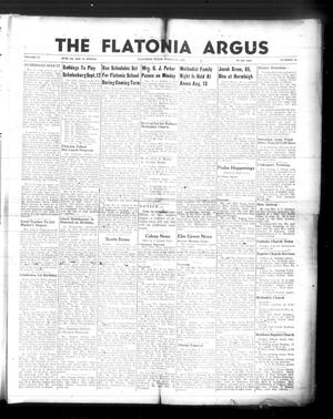 Primary view of object titled 'The Flatonia Argus (Flatonia, Tex.), Vol. 77, No. 34, Ed. 1 Thursday, August 21, 1952'.