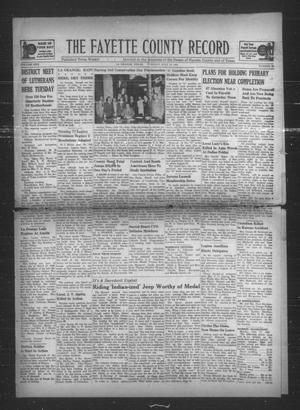 The Fayette County Record (La Grange, Tex.), Vol. 22, No. 75, Ed. 1 Tuesday, July 18, 1944