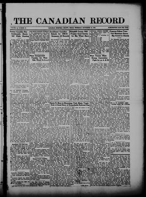 The Canadian Record (Canadian, Tex.), Vol. 27, No. 50, Ed. 1  Thursday, September 16, 1920
