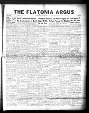 The Flatonia Argus (Flatonia, Tex.), Vol. 75, No. 37, Ed. 1 Thursday, September 7, 1950