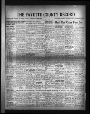 The Fayette County Record (La Grange, Tex.), Vol. 24, No. 43, Ed. 1 Friday, March 29, 1946