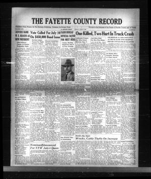 The Fayette County Record (La Grange, Tex.), Vol. 26, No. 62, Ed. 1 Friday, June 4, 1948