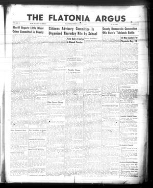 The Flatonia Argus (Flatonia, Tex.), Vol. 77, No. 32, Ed. 1 Thursday, August 7, 1952