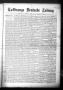Primary view of La Grange Deutsche Zeitung (La Grange, Tex.), Vol. 29, No. 6, Ed. 1 Thursday, September 26, 1918