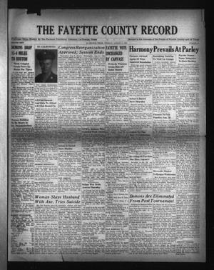 The Fayette County Record (La Grange, Tex.), Vol. 24, No. 80, Ed. 1 Tuesday, August 6, 1946