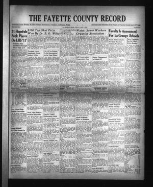 The Fayette County Record (La Grange, Tex.), Vol. 24, No. 89, Ed. 1 Friday, September 6, 1946