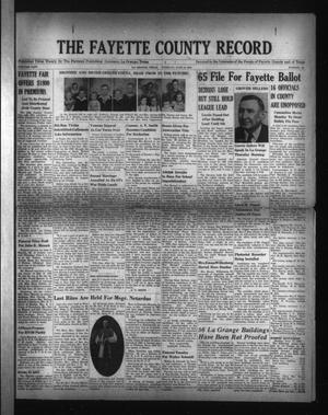 The Fayette County Record (La Grange, Tex.), Vol. 24, No. 66, Ed. 1 Tuesday, June 18, 1946