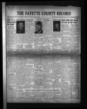 The Fayette County Record (La Grange, Tex.), Vol. 24, No. 39, Ed. 1 Friday, March 15, 1946