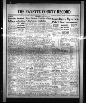 The Fayette County Record (La Grange, Tex.), Vol. 26, No. 87, Ed. 1 Tuesday, August 31, 1948