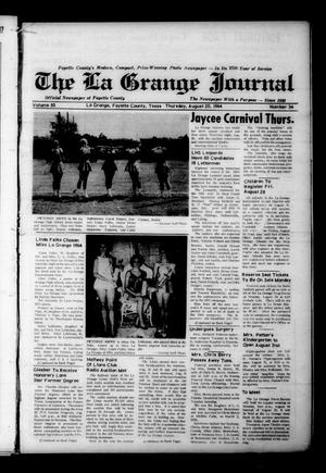 The La Grange Journal (La Grange, Tex.), Vol. 85, No. 34, Ed. 1 Thursday, August 20, 1964