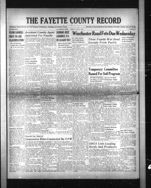 The Fayette County Record (La Grange, Tex.), Vol. 26, No. 61, Ed. 1 Tuesday, June 1, 1948