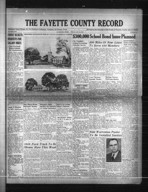The Fayette County Record (La Grange, Tex.), Vol. 26, No. 22, Ed. 1 Friday, January 16, 1948