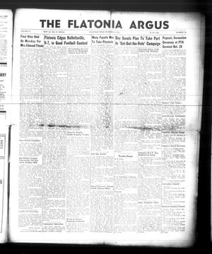The Flatonia Argus (Flatonia, Tex.), Vol. 77, No. 43, Ed. 1 Thursday, October 23, 1952