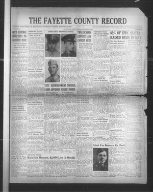The Fayette County Record (La Grange, Tex.), Vol. 22, No. 102, Ed. 1 Friday, October 20, 1944