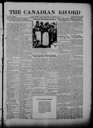 The Canadian Record (Canadian, Tex.), Vol. 28, No. 20, Ed. 1  Thursday, February 17, 1921