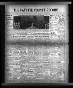 The Fayette County Record (La Grange, Tex.), Vol. 24, No. 100, Ed. 1 Tuesday, October 15, 1946