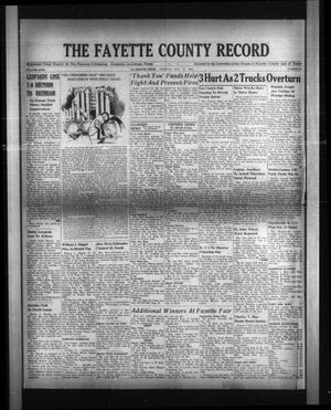 The Fayette County Record (La Grange, Tex.), Vol. 26, No. 99, Ed. 1 Tuesday, October 12, 1948