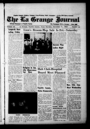 The La Grange Journal (La Grange, Tex.), Vol. 85, No. 45, Ed. 1 Thursday, November 5, 1964