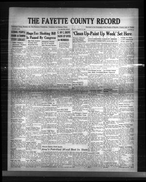 The Fayette County Record (La Grange, Tex.), Vol. 26, No. 42, Ed. 1 Friday, March 26, 1948