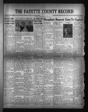 The Fayette County Record (La Grange, Tex.), Vol. 25, No. 10, Ed. 1 Tuesday, December 3, 1946