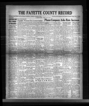 Primary view of object titled 'The Fayette County Record (La Grange, Tex.), Vol. 26, No. 58, Ed. 1 Friday, May 21, 1948'.