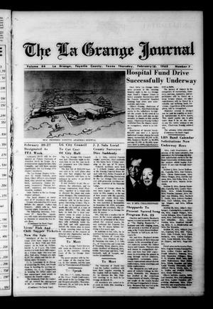 The La Grange Journal (La Grange, Tex.), Vol. 86, No. 7, Ed. 1 Thursday, February 18, 1965