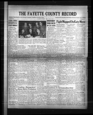 Primary view of object titled 'The Fayette County Record (La Grange, Tex.), Vol. 26, No. 34, Ed. 1 Friday, February 27, 1948'.