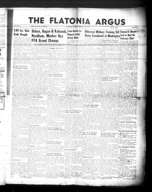 The Flatonia Argus (Flatonia, Tex.), Vol. 77, No. 9, Ed. 1 Thursday, February 28, 1952