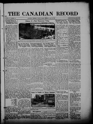 The Canadian Record (Canadian, Tex.), Vol. 28, No. 42, Ed. 1  Thursday, July 21, 1921