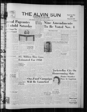 The Alvin Sun (Alvin, Tex.), Vol. 69, No. 11, Ed. 1 Thursday, October 30, 1958