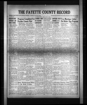 The Fayette County Record (La Grange, Tex.), Vol. 26, No. 94, Ed. 1 Friday, September 24, 1948