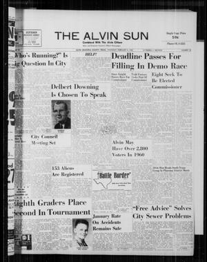 Primary view of object titled 'The Alvin Sun (Alvin, Tex.), Vol. 70, No. 25, Ed. 1 Thursday, February 4, 1960'.