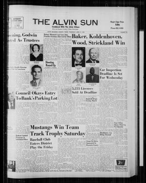 Primary view of The Alvin Sun (Alvin, Tex.), Vol. 69, No. 34, Ed. 1 Thursday, April 9, 1959