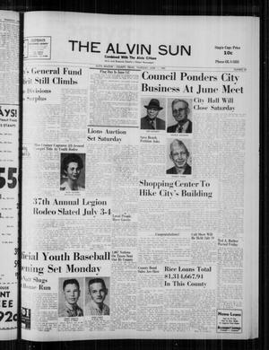 Primary view of The Alvin Sun (Alvin, Tex.), Vol. 69, No. 43, Ed. 1 Thursday, June 11, 1959