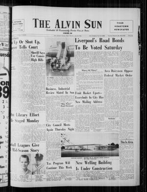 Primary view of object titled 'The Alvin Sun (Alvin, Tex.), Vol. 71, No. 54, Ed. 1 Thursday, June 22, 1961'.