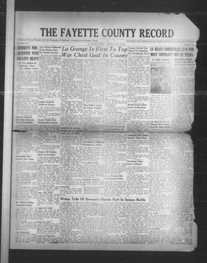 The Fayette County Record (La Grange, Tex.), Vol. 22, No. 103, Ed. 1 Tuesday, October 24, 1944
