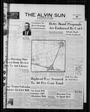The Alvin Sun (Alvin, Tex.), Vol. 71, No. 22, Ed. 1 Thursday, January 12, 1961