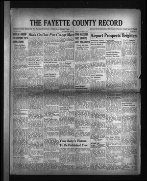 The Fayette County Record (La Grange, Tex.), Vol. 24, No. 37, Ed. 1 Friday, March 8, 1946