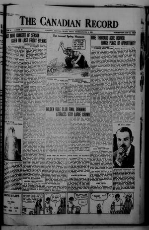 The Canadian Record (Canadian, Tex.), Vol. 33, No. 23, Ed. 1  Thursday, June 4, 1925